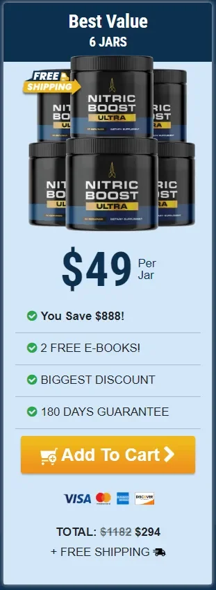 Nitric Boost - 6 Bottle Pack